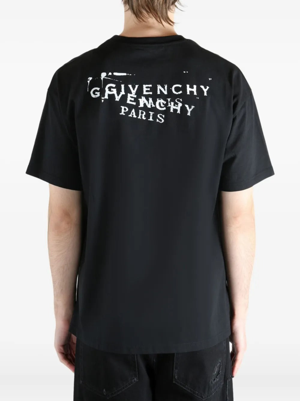 Front Stamp-style Graphic Print T-shirt-GIVENCHY-Verso