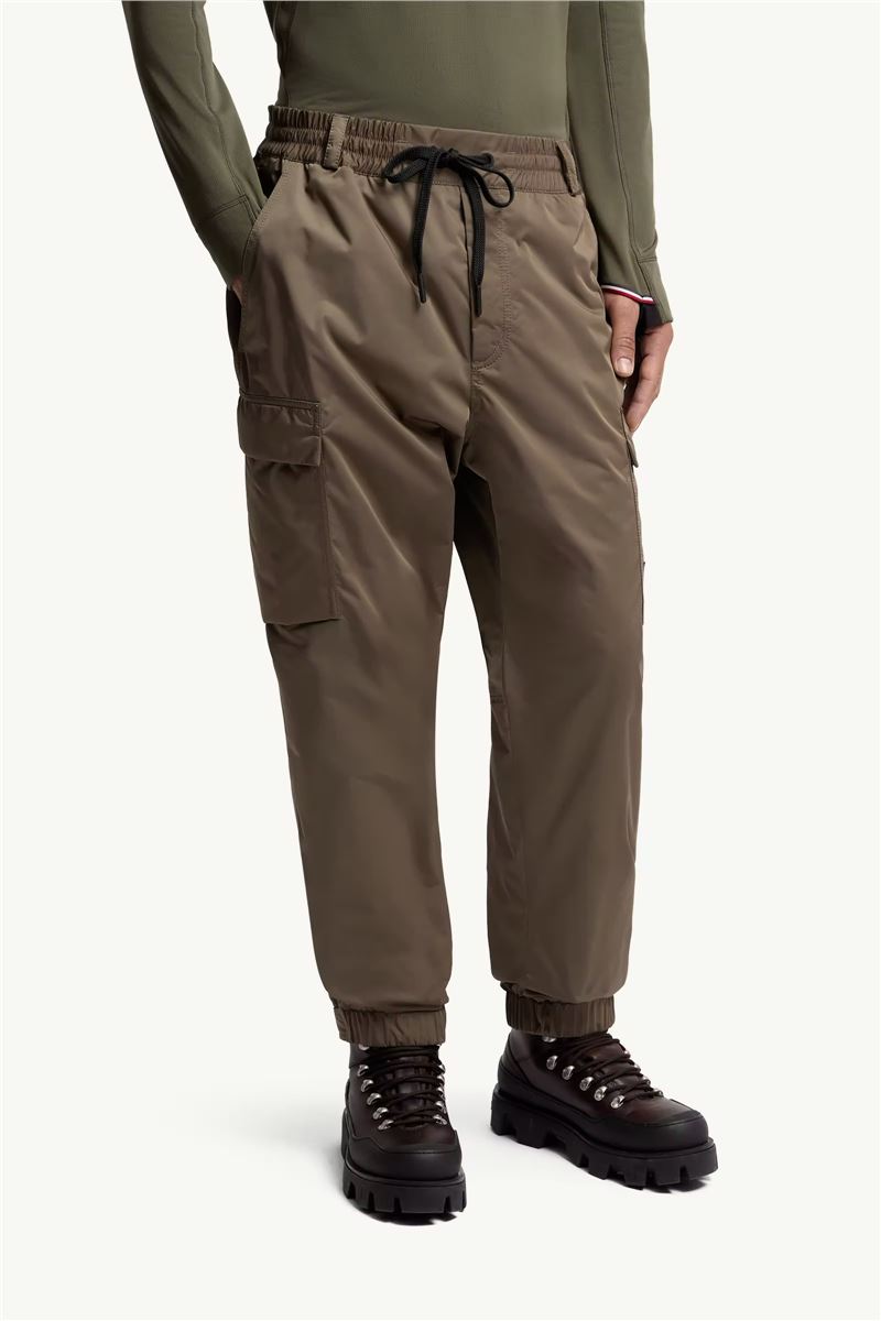 Gabardine cargo trousers-MONCLER-Verso
