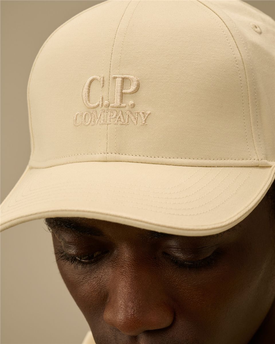 Gabardine contrast cap-C.P. COMPANY-Verso