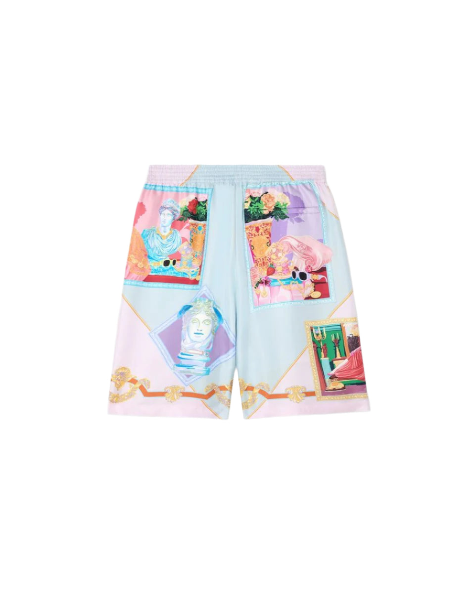 GALLERY SILK SHORTS - VERSACE - Verso