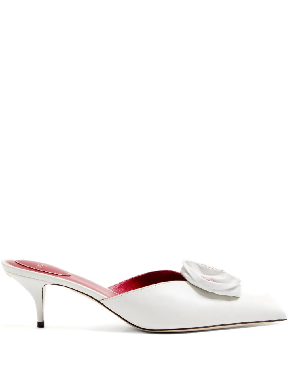 Garavani 55mm drip rose leather mules-VALENTINO-Verso