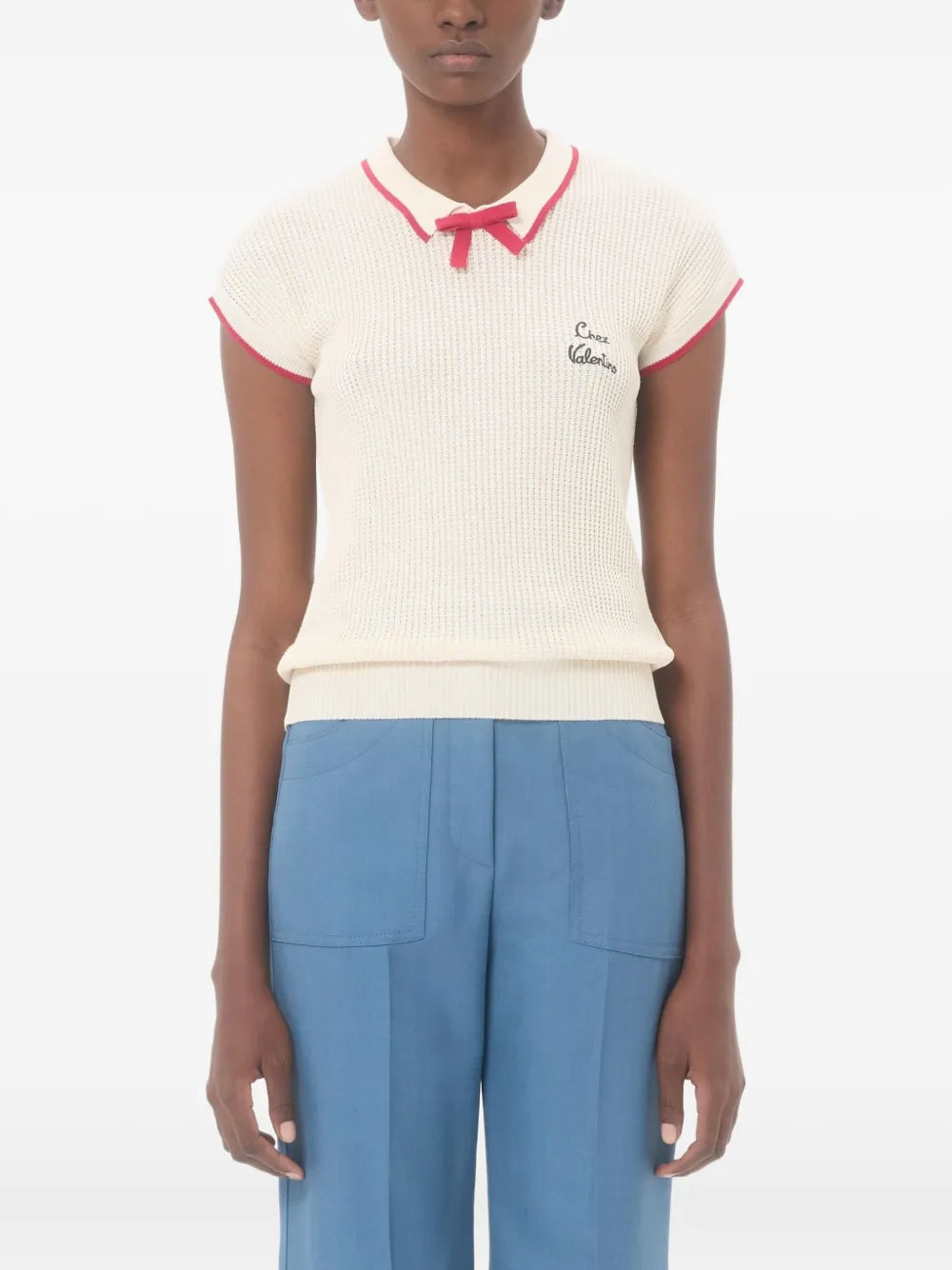 Garavani bow-detailing top-VALENTINO-Verso