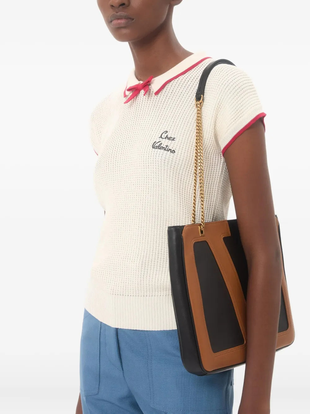 Garavani bow-detailing top-VALENTINO-Verso