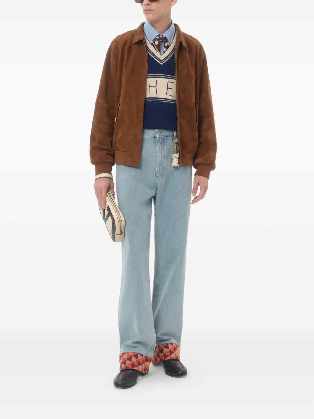 Garavani chez-jacquard sweater-VALENTINO-Verso