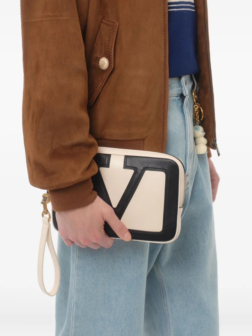 Garavani chez-jacquard sweater-VALENTINO-Verso