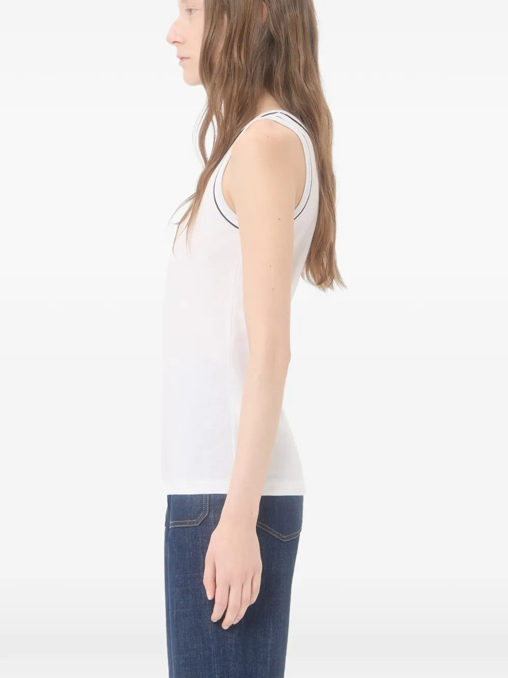 Garavani cotton jersey top-VALENTINO-Verso