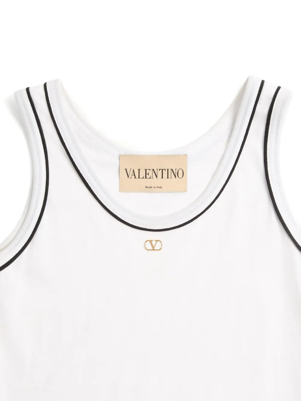 Garavani cotton jersey top-VALENTINO-Verso