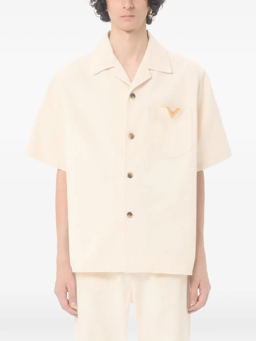 Garavani cotton shirt-VALENTINO-Verso