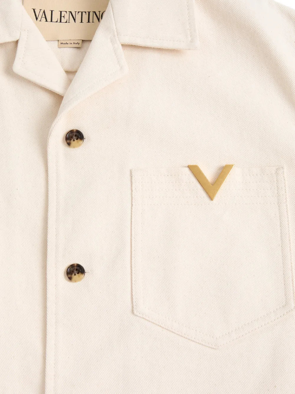 Garavani cotton shirt-VALENTINO-Verso