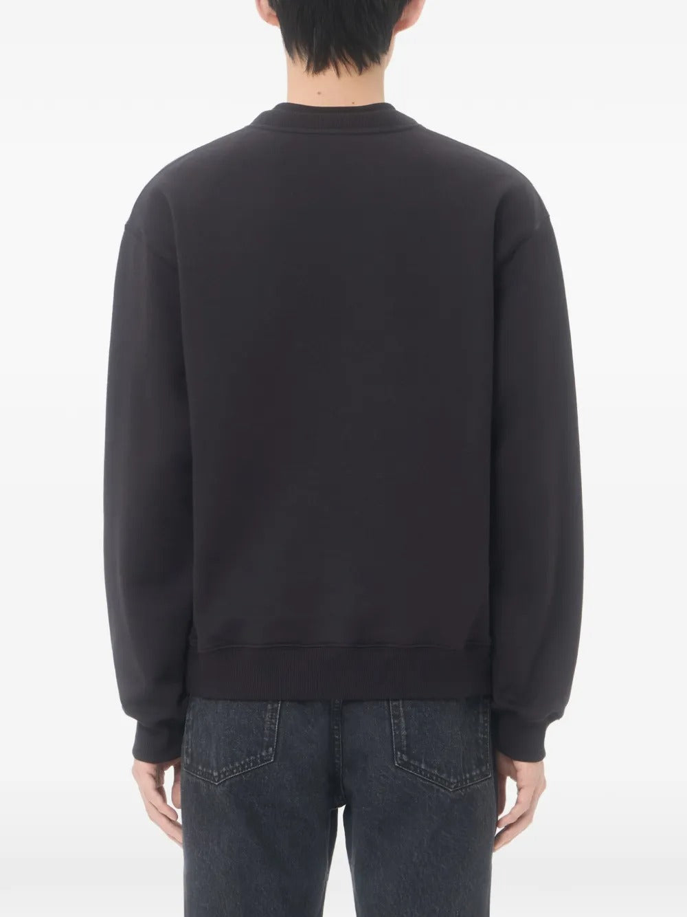 Garavani cotton sweatshirt with vgold-VALENTINO-Verso