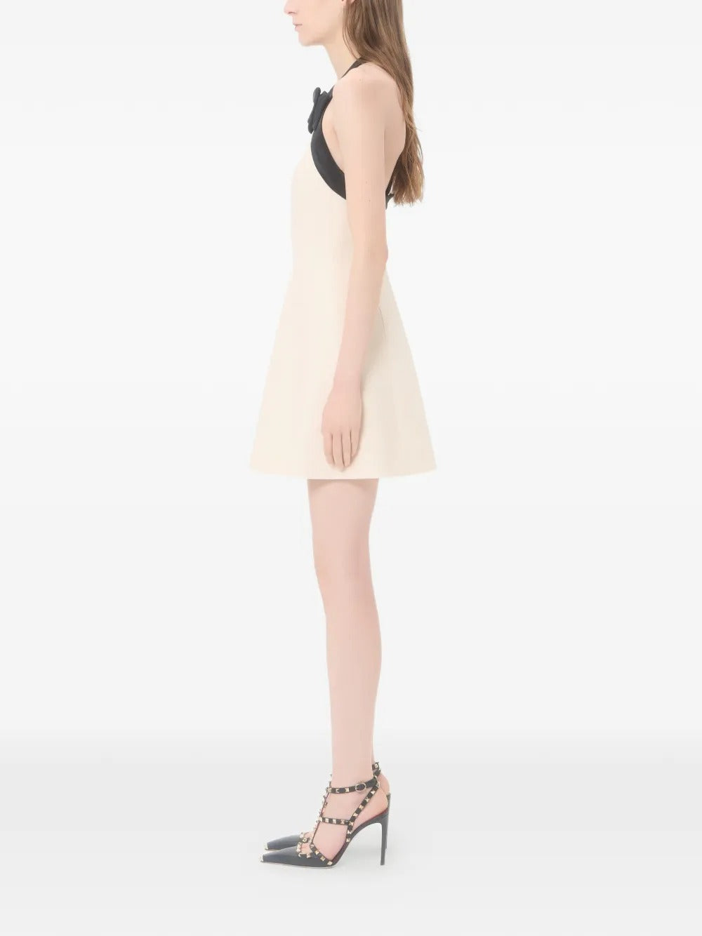 Garavani crepe couture short dress-VALENTINO-Verso