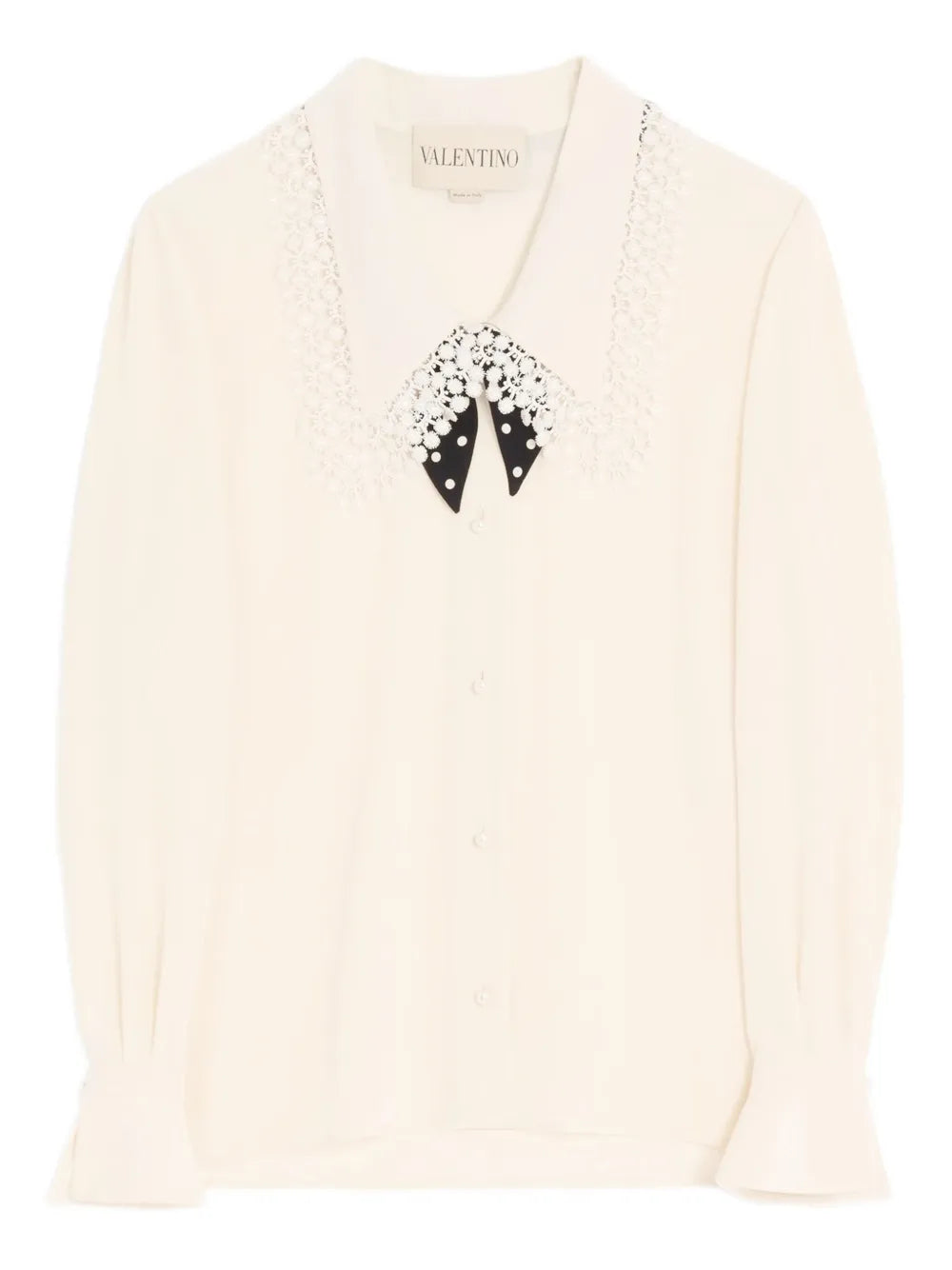 Garavani crepe de chine shirt-VALENTINO-Verso
