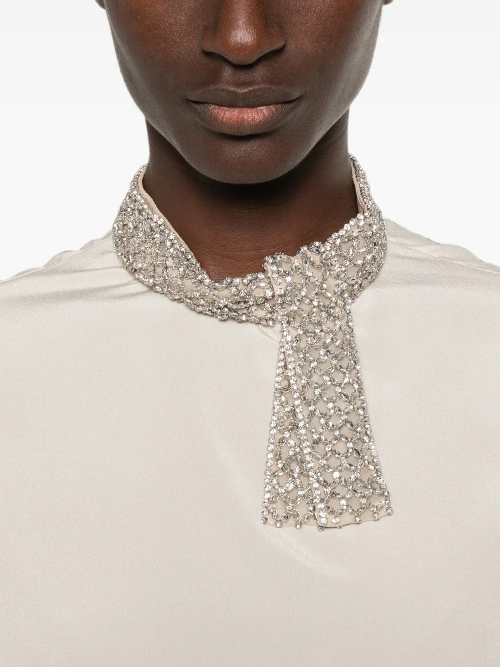 Garavani crystal-embellished blouse-VALENTINO-Verso