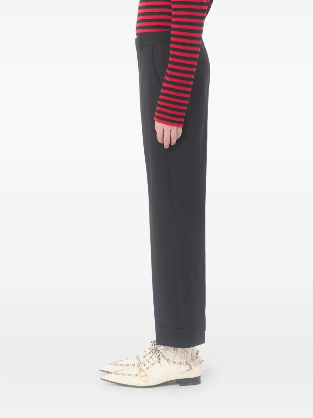 Garavani cuffs vlogo trousers-VALENTINO-Verso