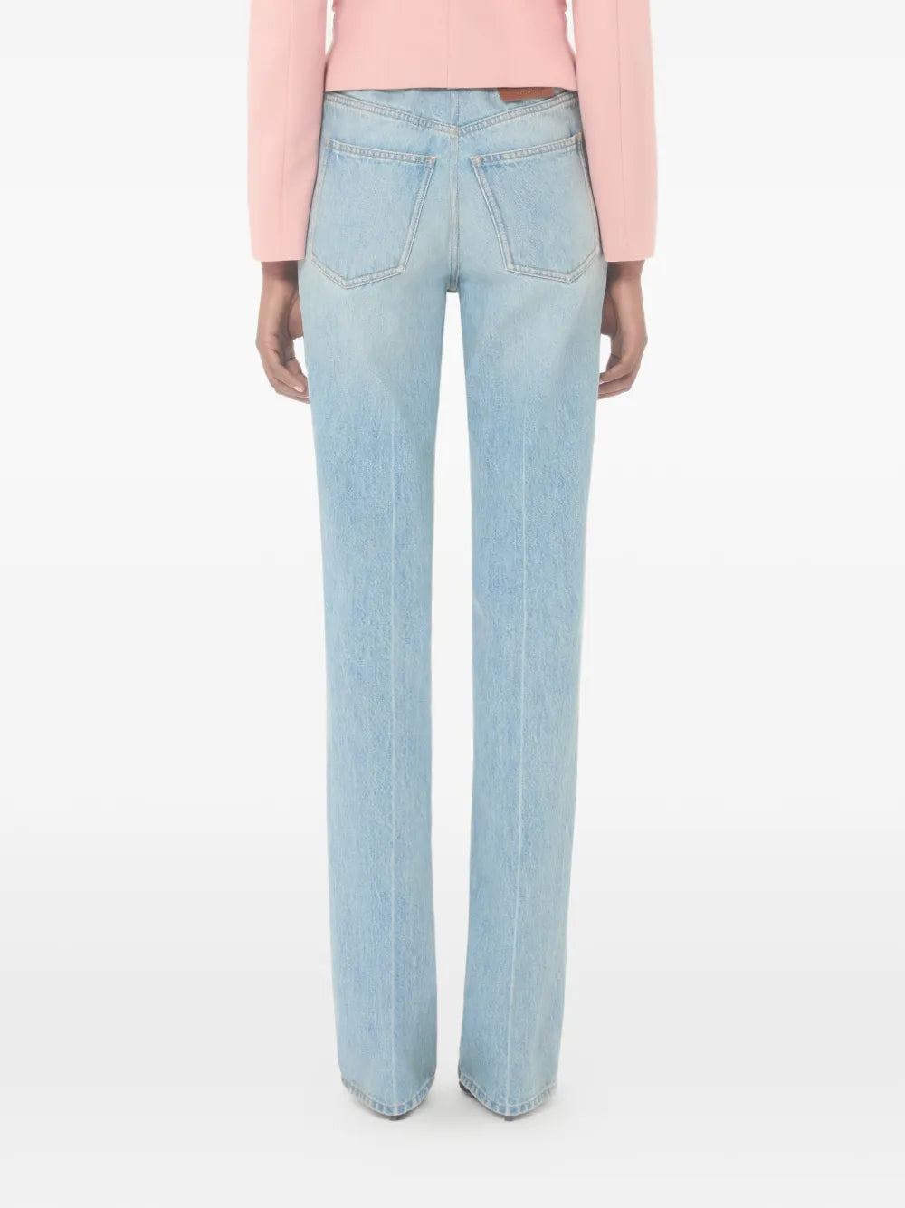 Garavani denim trousers-VALENTINO-Verso