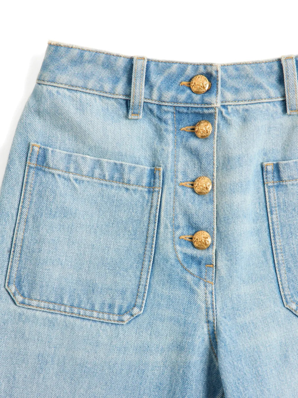 Garavani denim trousers-VALENTINO-Verso