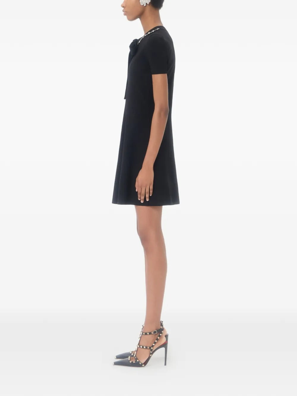Garavani embroidered knit-dress-VALENTINO-Verso