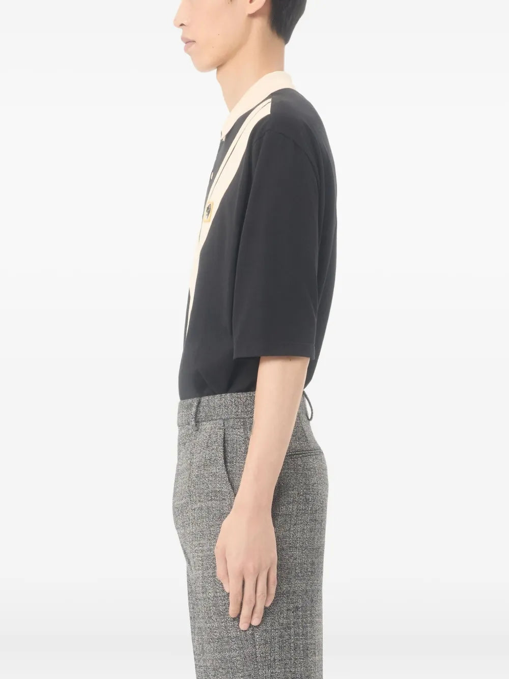 Garavani embroidered polo shirt-VALENTINO-Verso