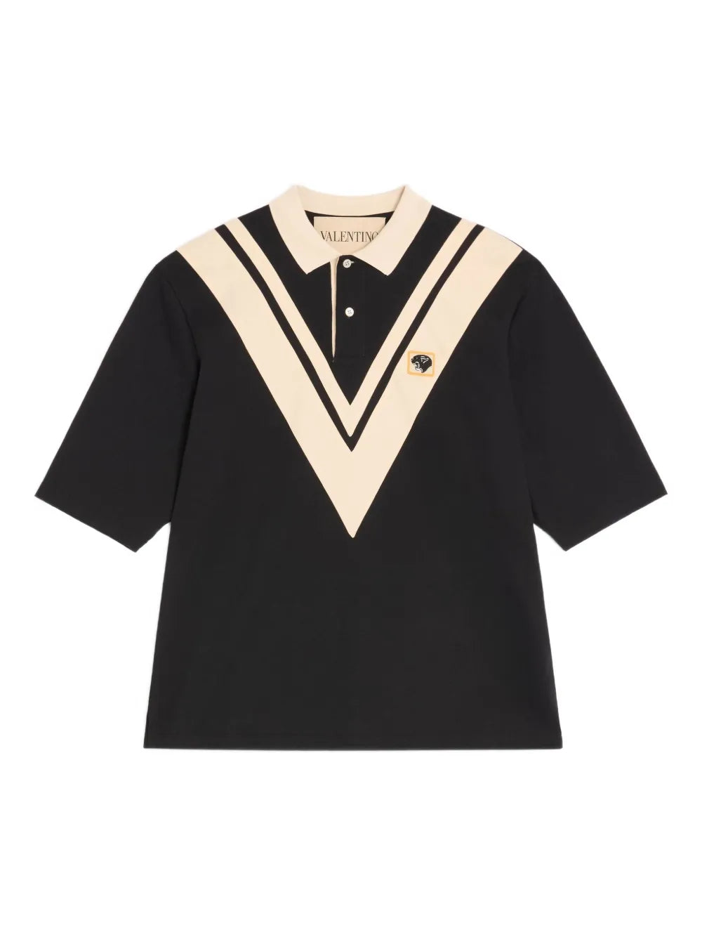 Garavani embroidered polo shirt-VALENTINO-Verso