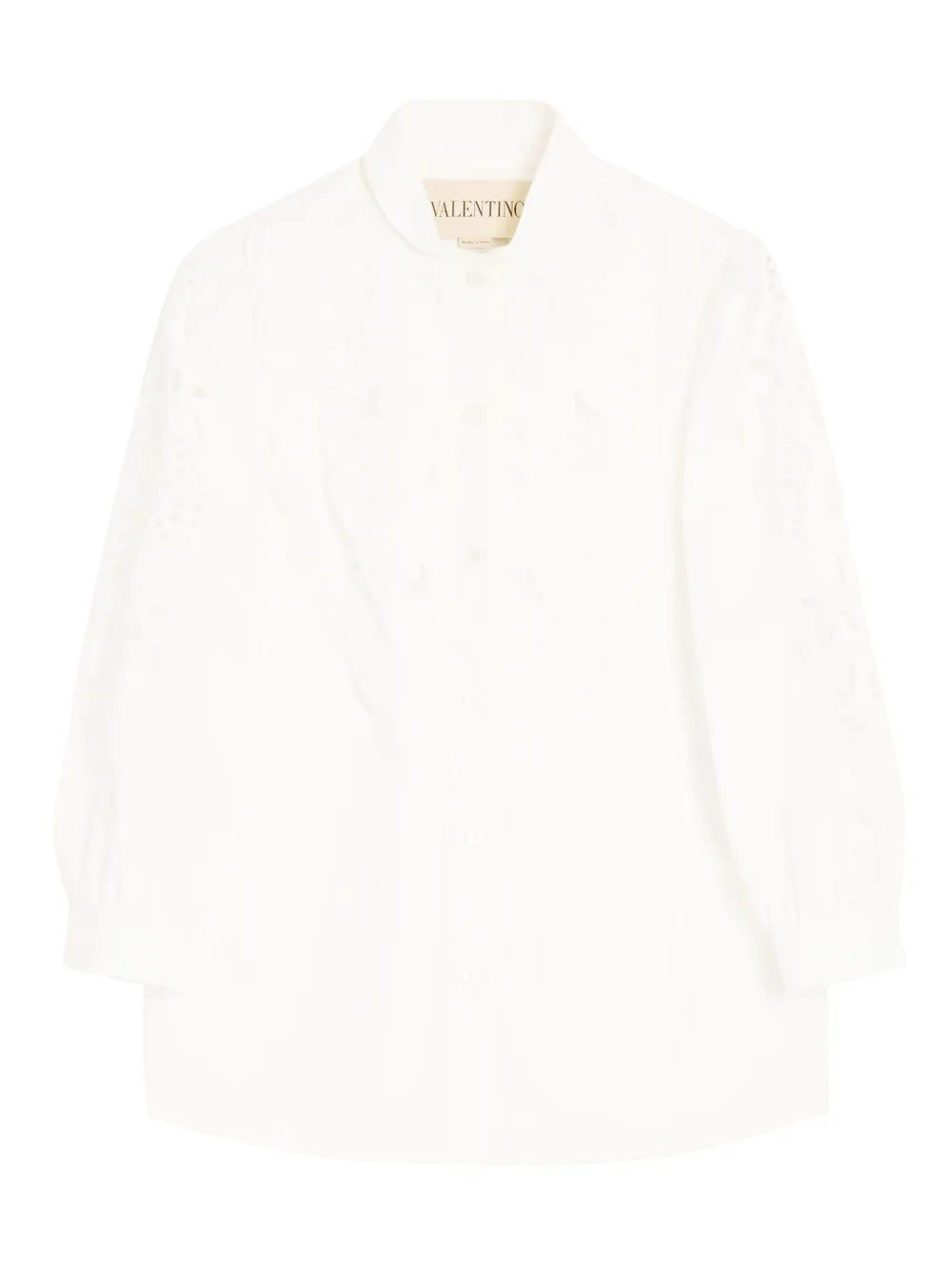 Garavani embroidered poplin shirt-VALENTINO-Verso