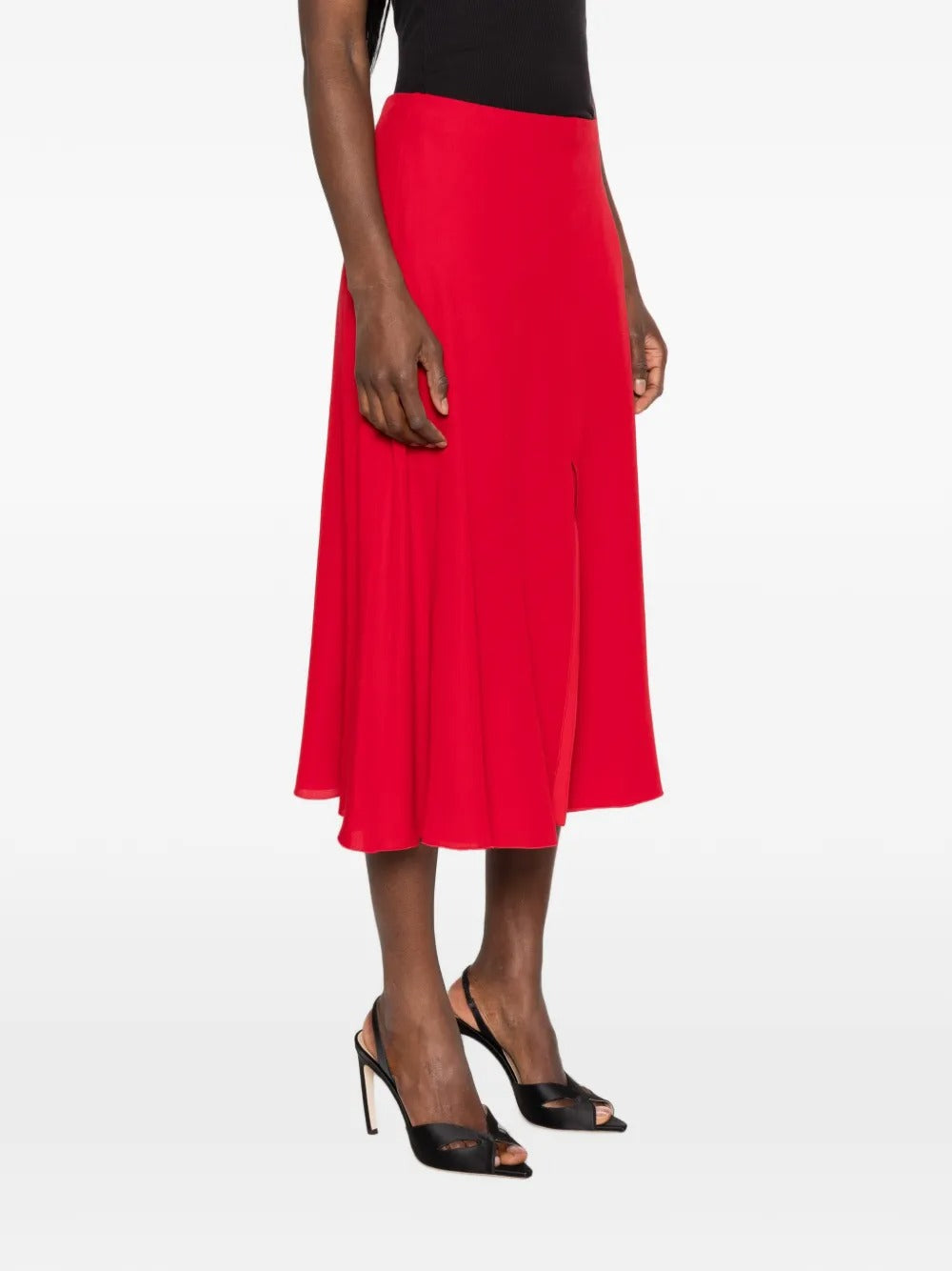 Garavani front-slit midi skirt-VALENTINO-Verso