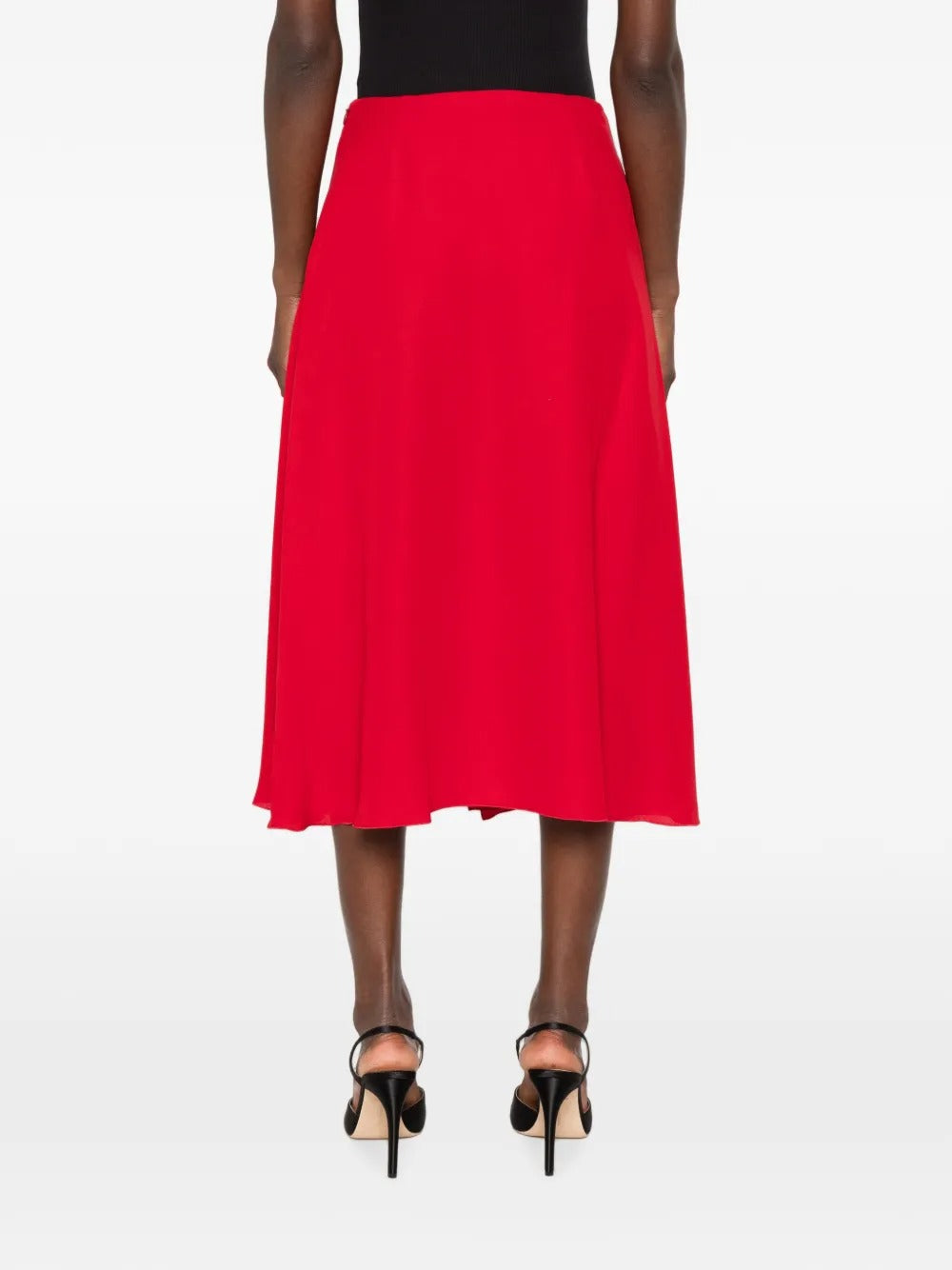 Garavani front-slit midi skirt-VALENTINO-Verso
