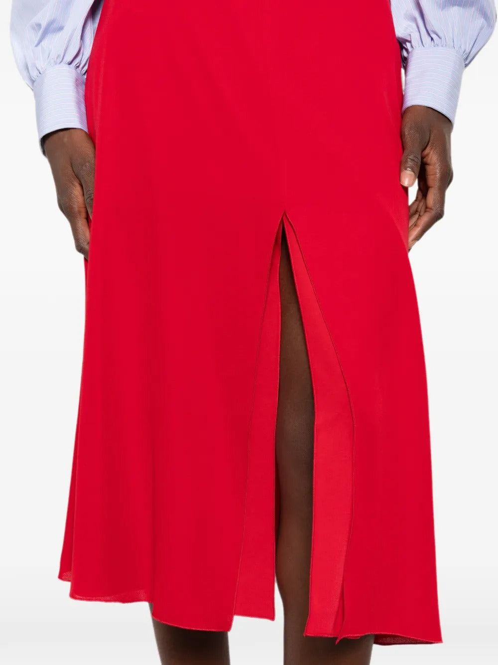 Garavani front-slit midi skirt-VALENTINO-Verso