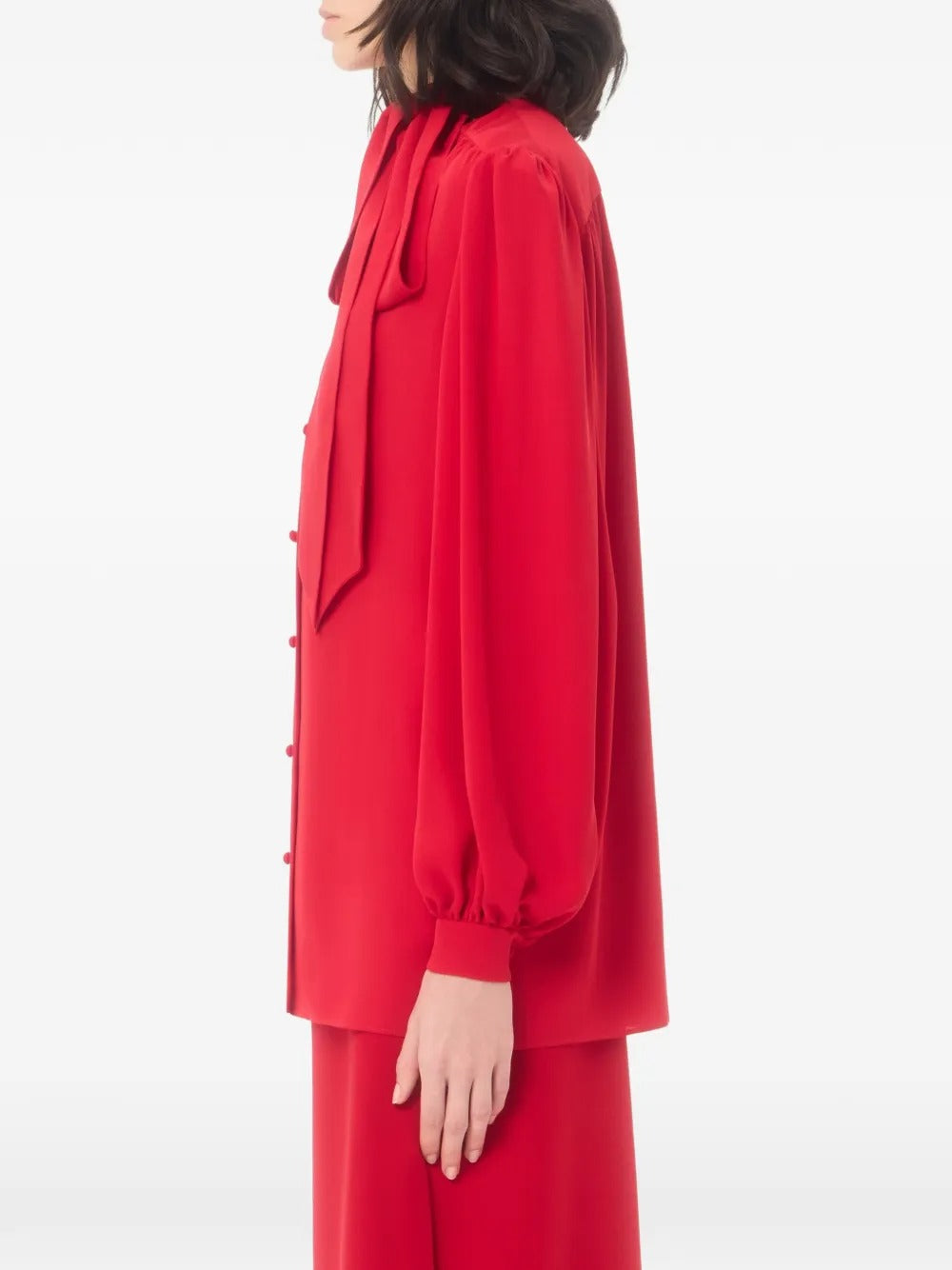 Garavani georgette blouse-VALENTINO-Verso