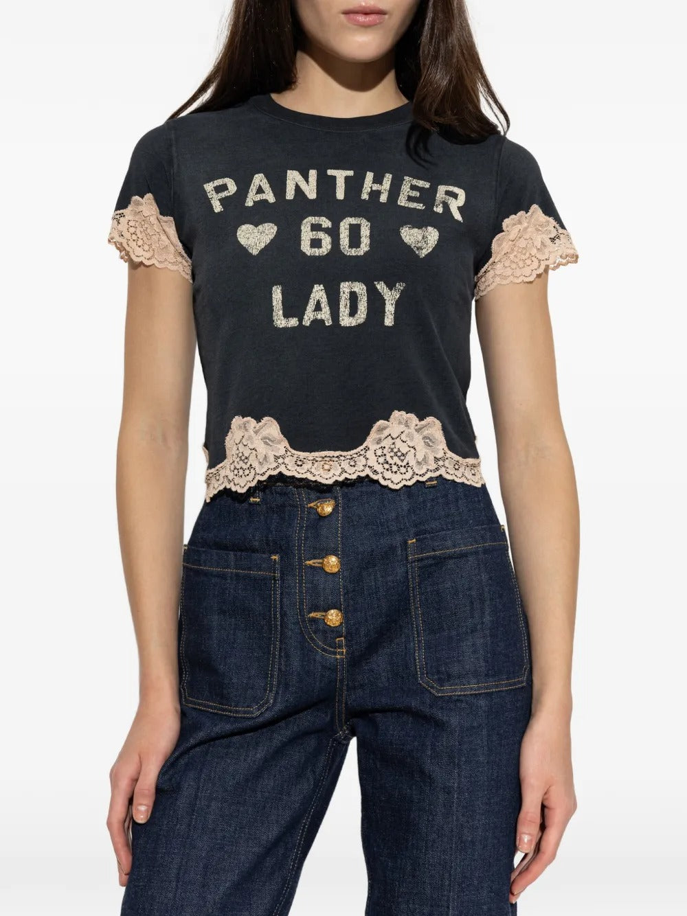 Garavani graphite cotton t-shirt-VALENTINO-Verso