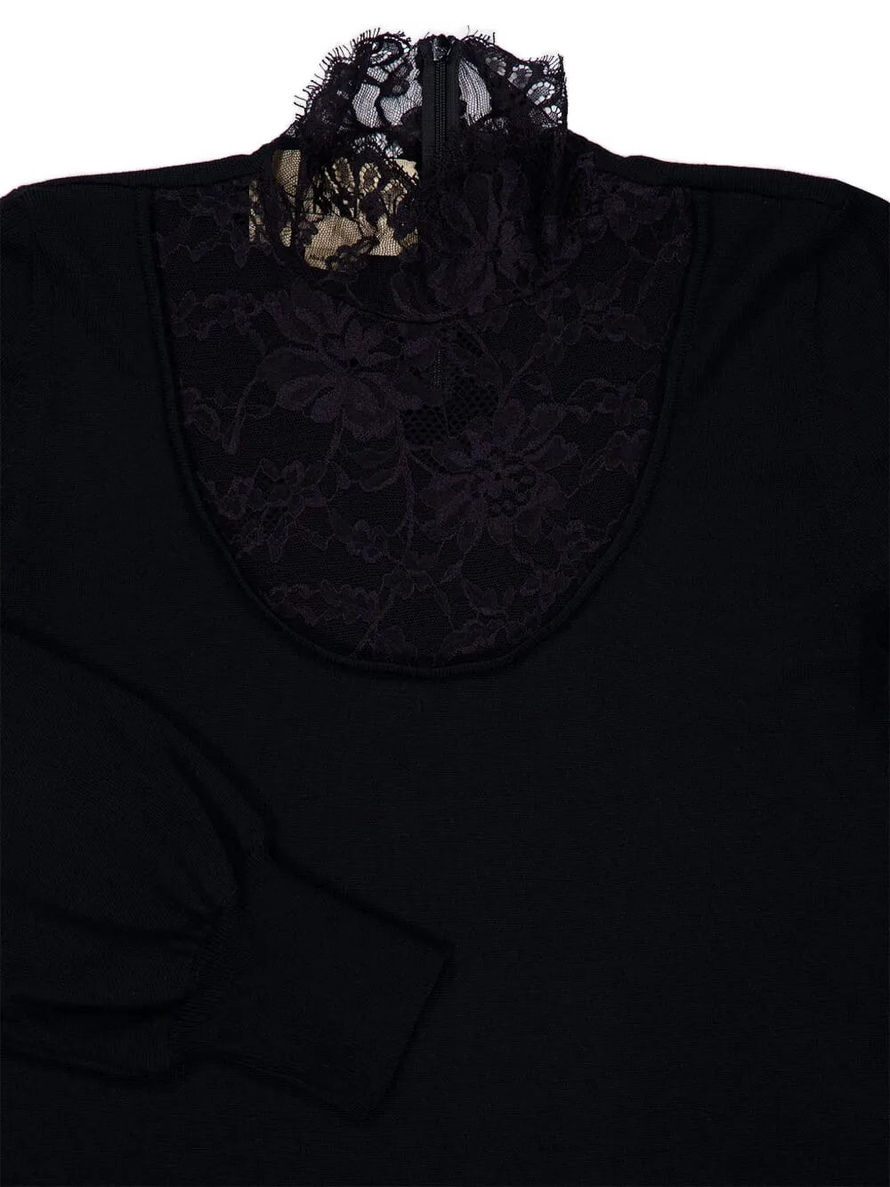Garavani Lace-detail Sweater-VALENTINO-Verso