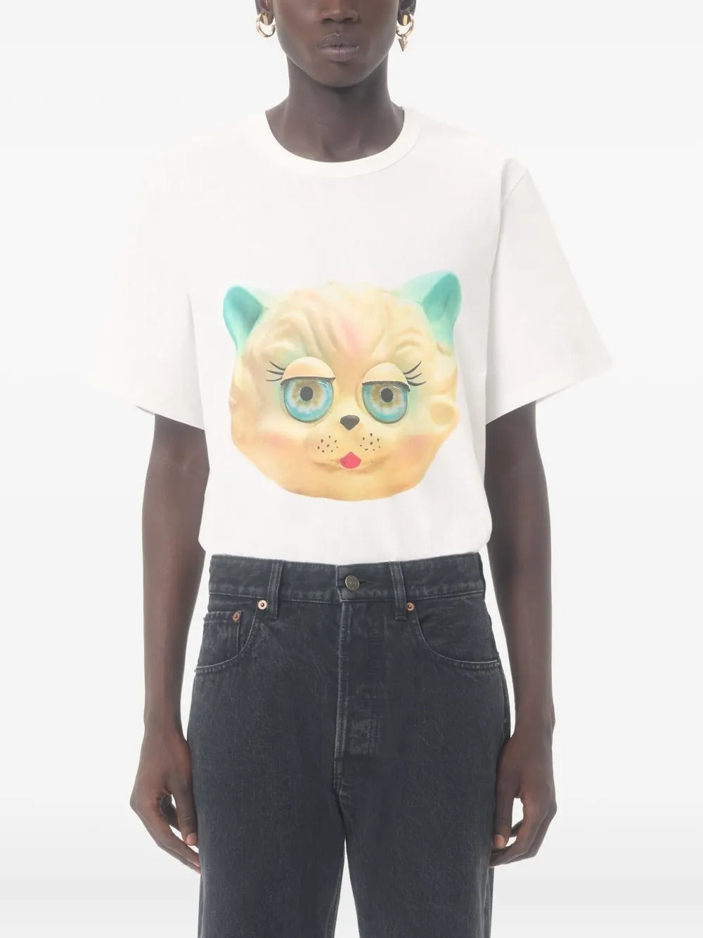 Garavani Le Chat de la Maison-print T-shirt-VALENTINO-Verso