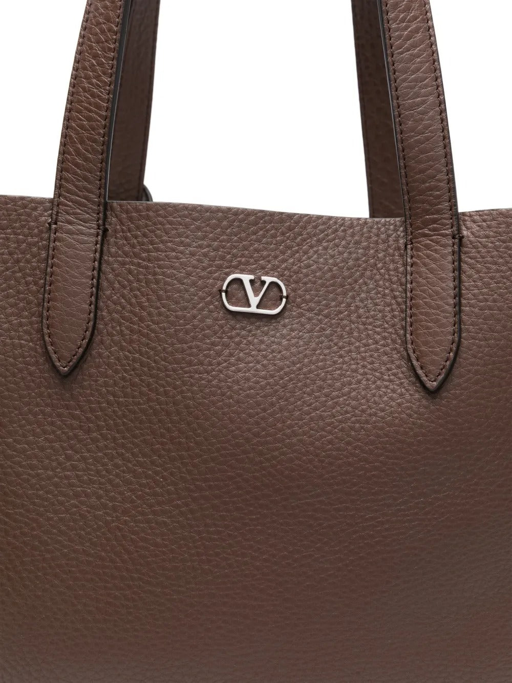 Garavani Metallic-eyelet Leather Tote Bag-VALENTINO-Verso