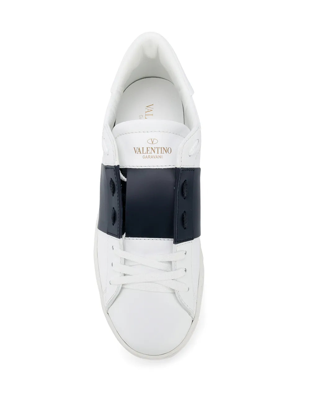 Garavani open leather sneakers-VALENTINO-Verso