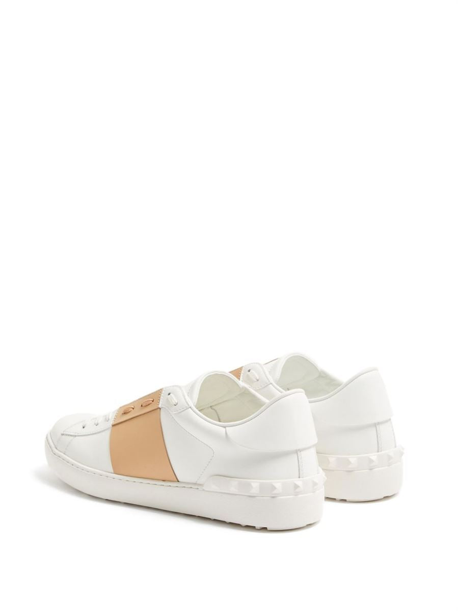 Garavani open leather sneakers-VALENTINO-Verso