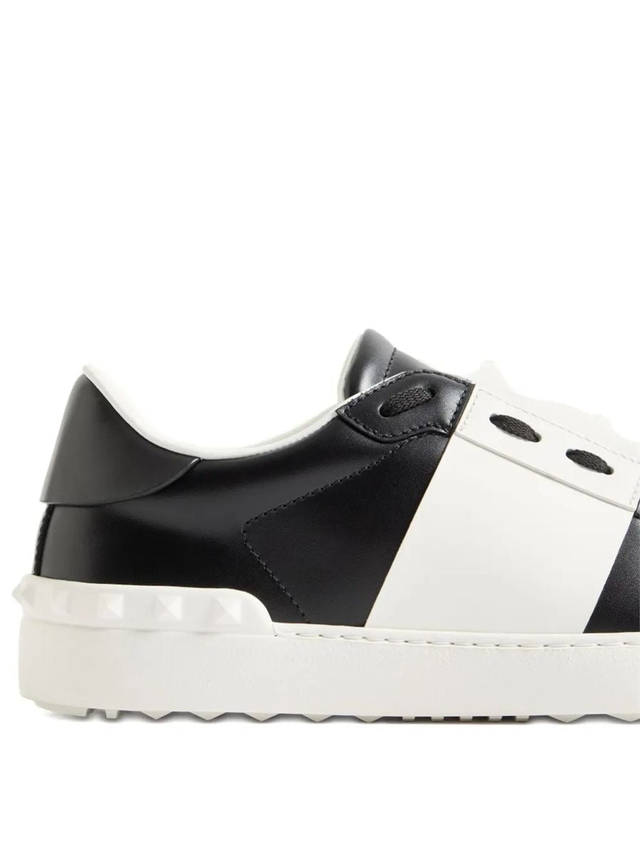 Garavani open leather sneakers-VALENTINO-Verso