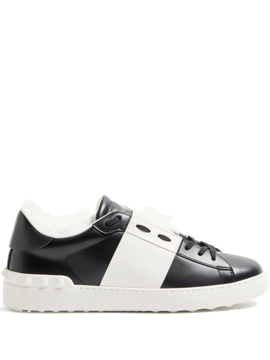 Garavani open leather sneakers-VALENTINO-Verso