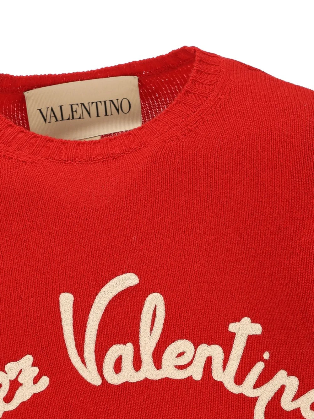 Garavani Panther-embroidered Wool Sweater-VALENTINO-Verso