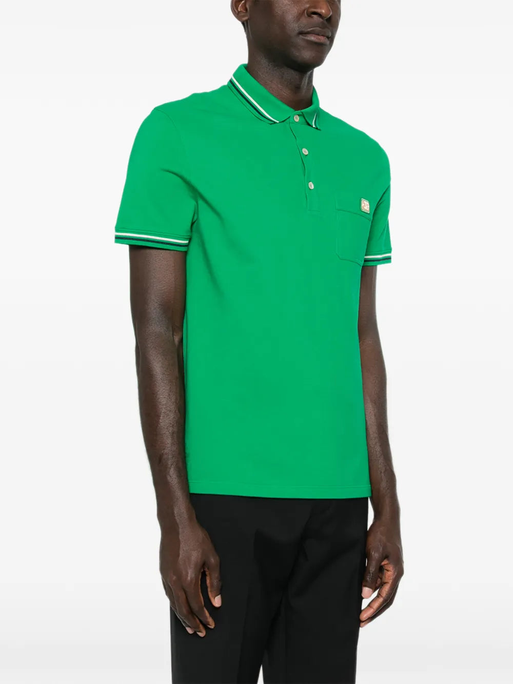Garavani pocket trim polo t-shirt-VALENTINO-Verso
