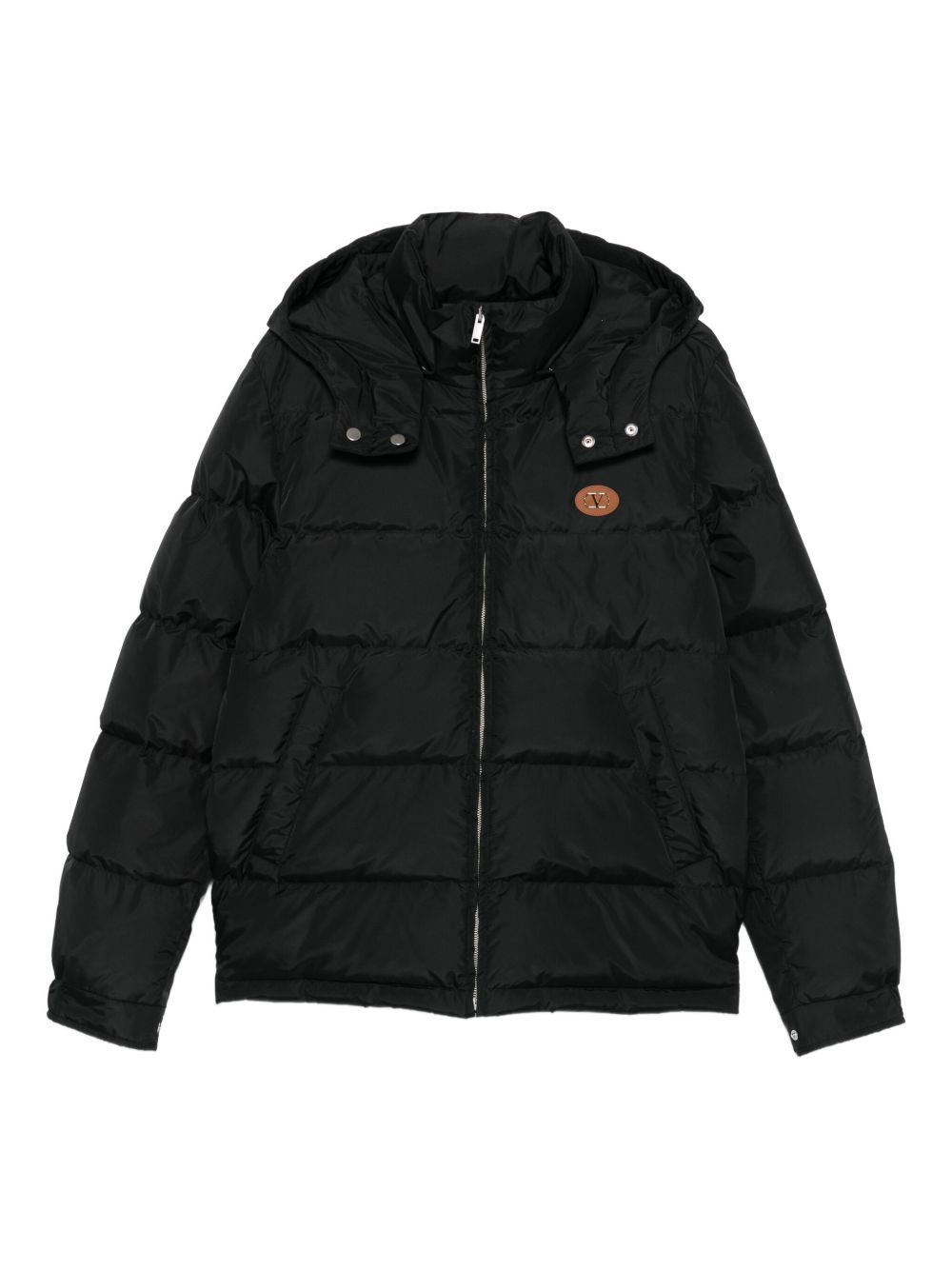 Garavani quilted hooded jacket-VALENTINO-Verso