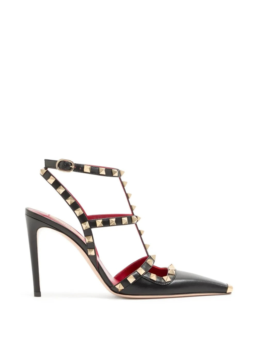Garavani rockstud kidskin pumps 100mm-VALENTINO-309280-36-Verso