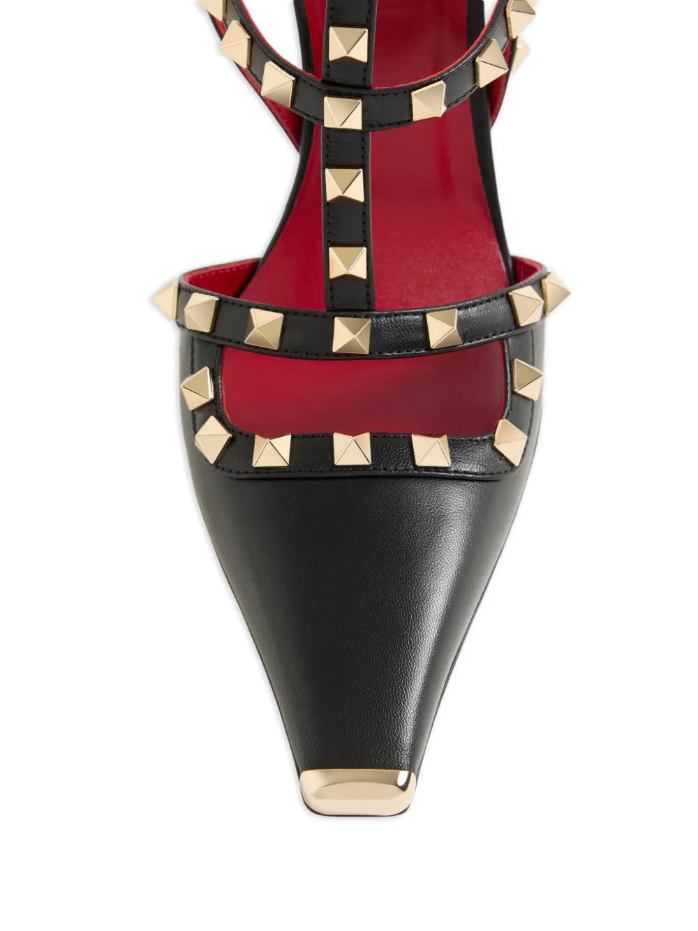 Garavani rockstud kidskin pumps 100mm-VALENTINO-Verso