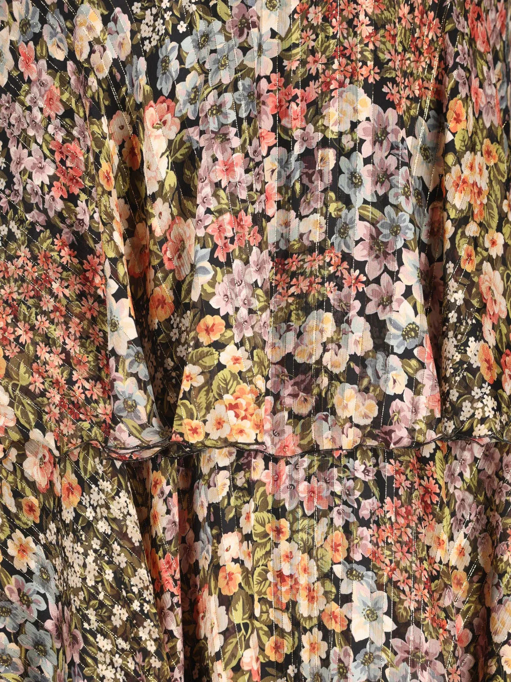 Garavani ruffled floral-print skirt-VALENTINO-Verso