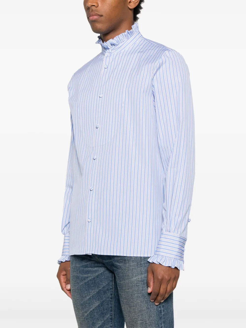 Garavani striped shirt-VALENTINO-Verso