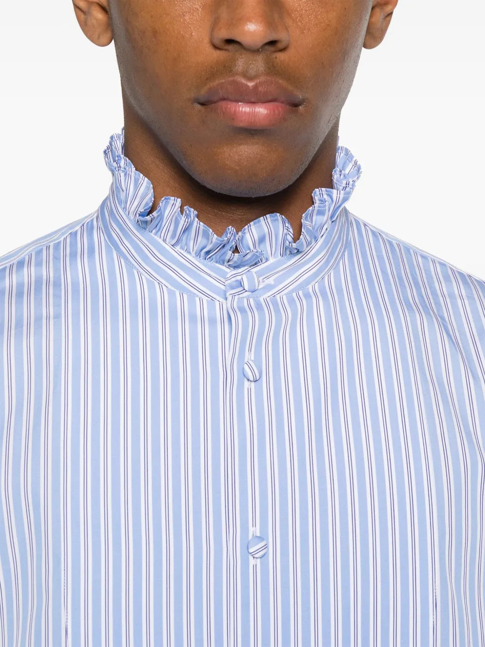 Garavani striped shirt-VALENTINO-Verso