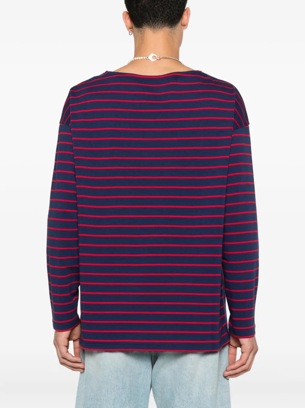 Garavani striped t-shirt-VALENTINO-Verso