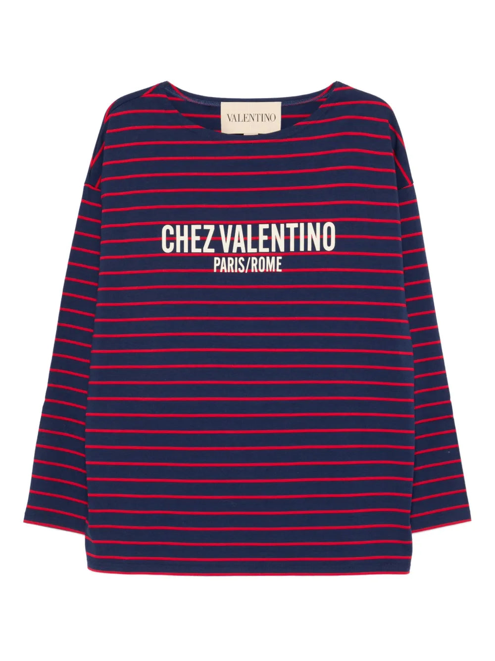 Garavani striped t-shirt-VALENTINO-Verso