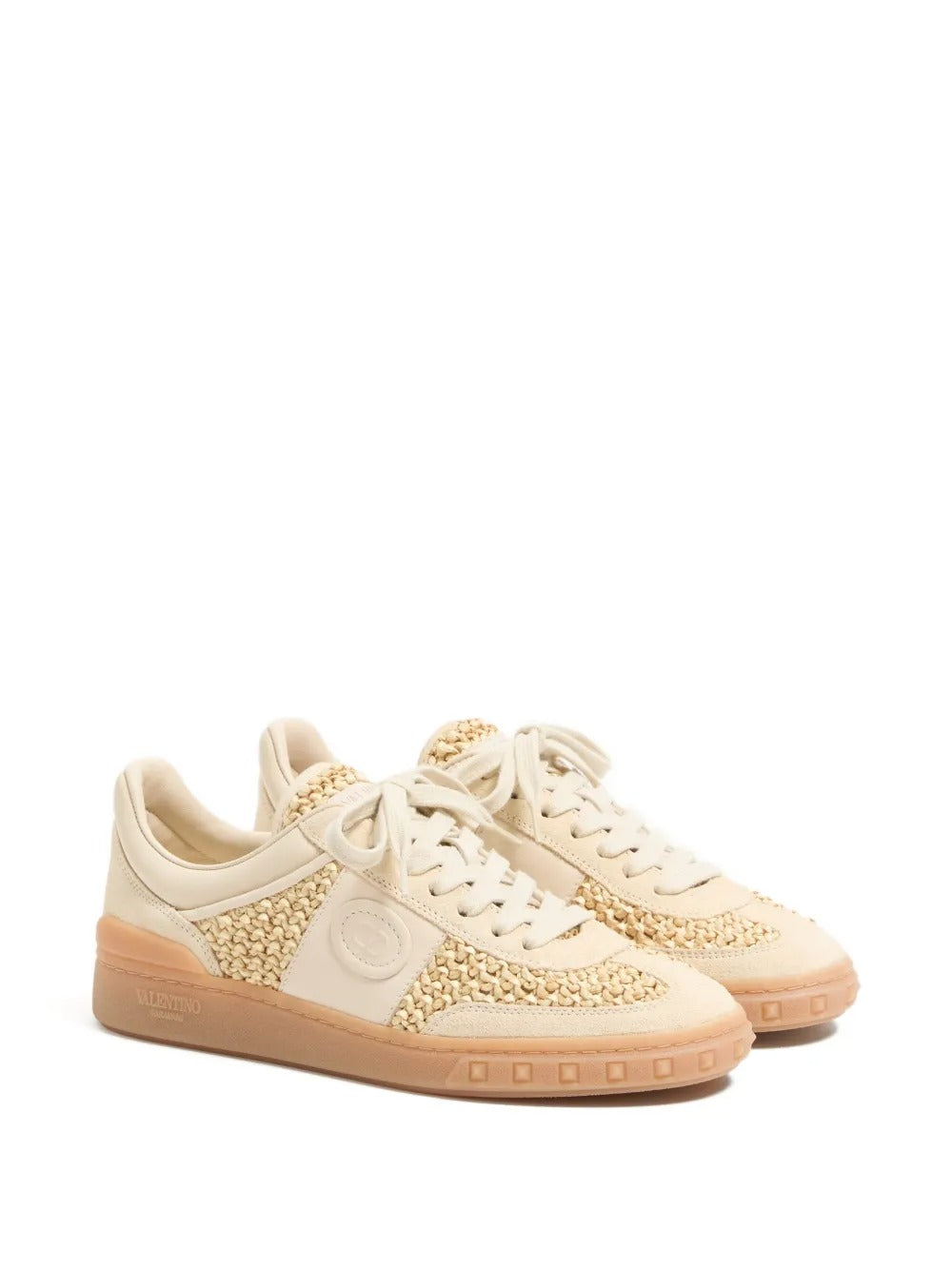 Garavani Upvillage Woven VLogo Sneakers-VALENTINO-Verso