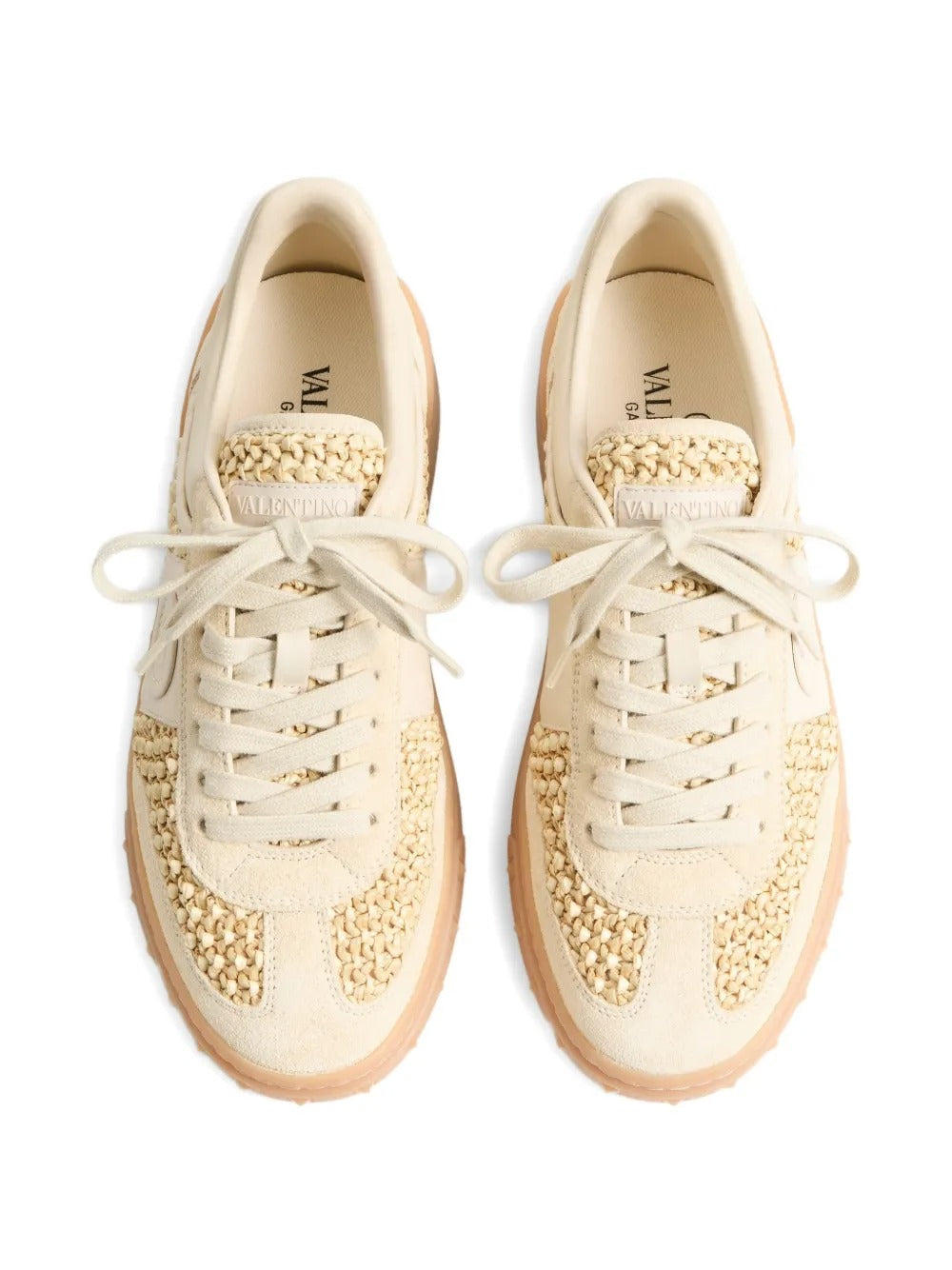Garavani Upvillage Woven VLogo Sneakers-VALENTINO-Verso