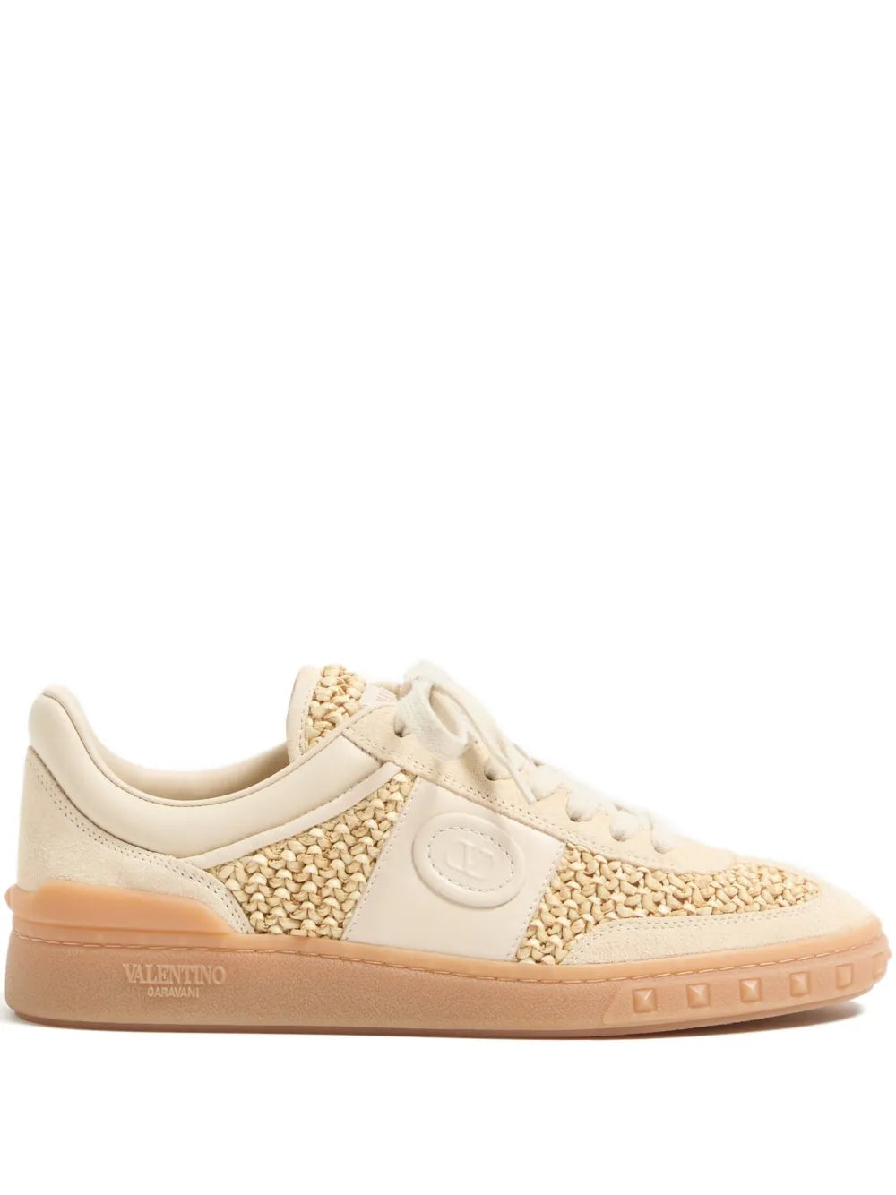 Garavani upvillage woven vlogo sneakers-VALENTINO-Verso