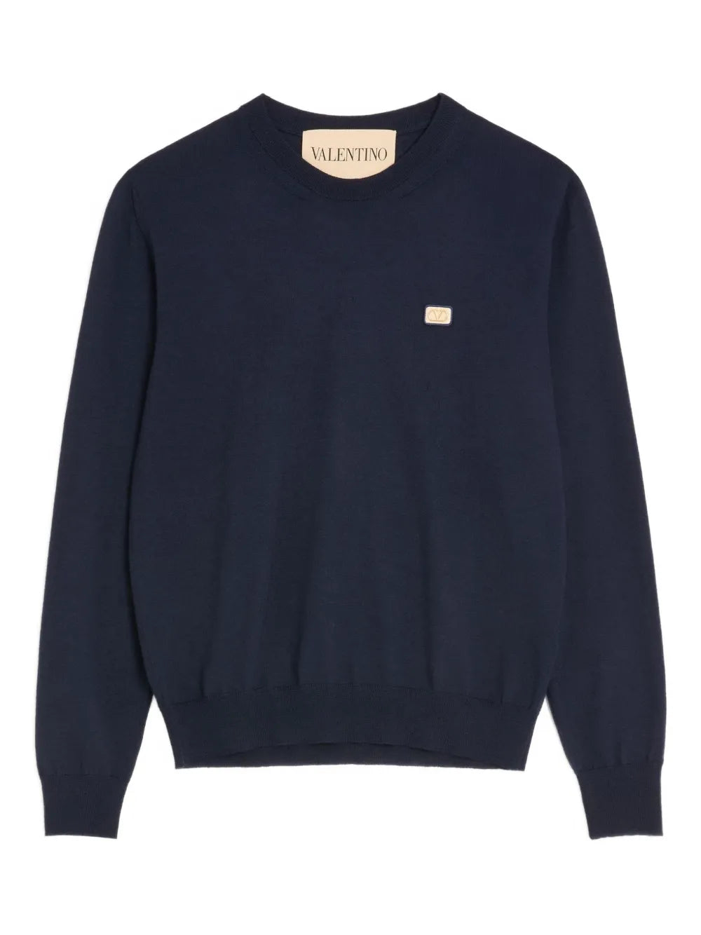 Garavani vlogo-patch wool sweater-VALENTINO-Verso